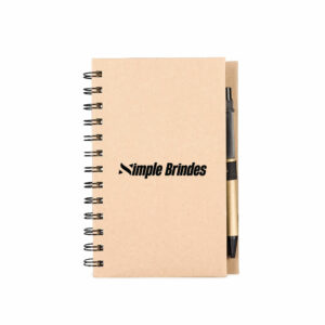 Caderno com Autoadesivos e Caneta