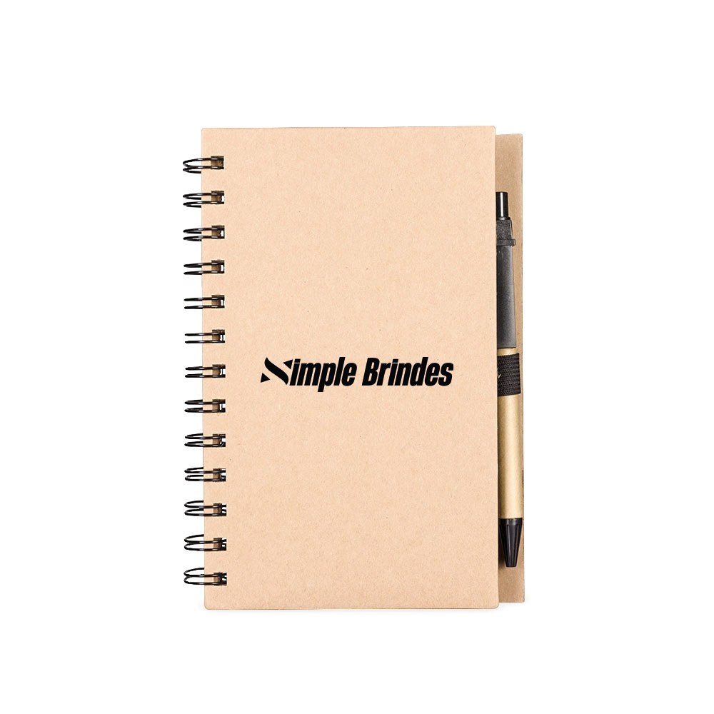 Caderno com Autoadesivos e Caneta