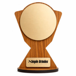 Troféu De Madeira Personalizado