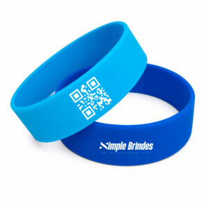 Pulseira de Silicone com QRcode